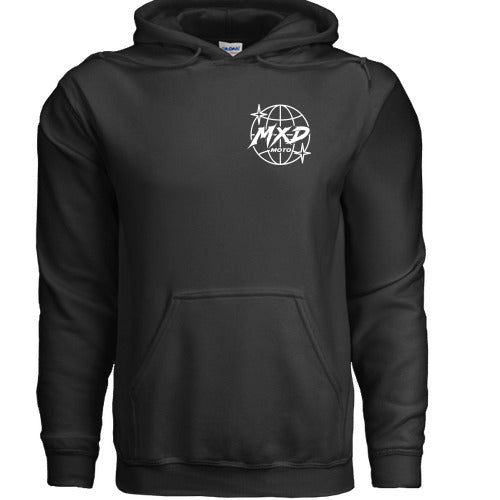 MXD Moto Globe black hoodie